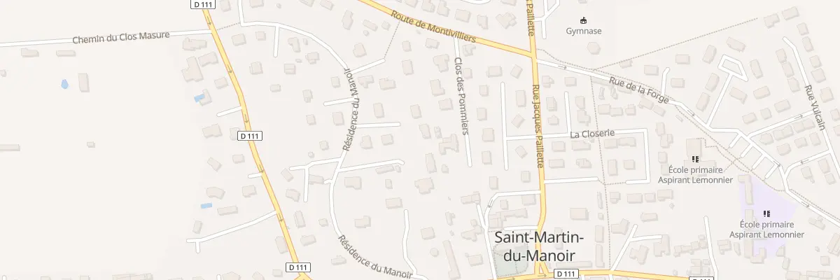 Plan du 19 Res du Manoir à Saint-Martin-du-Manoir