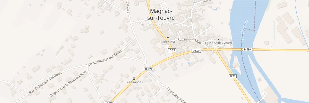 Plan du 1 Pl Rene Brugier à Magnac-sur-Touvre