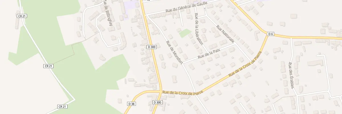 Plan du 2 Rue de Montfort à Ballon-Saint Mars