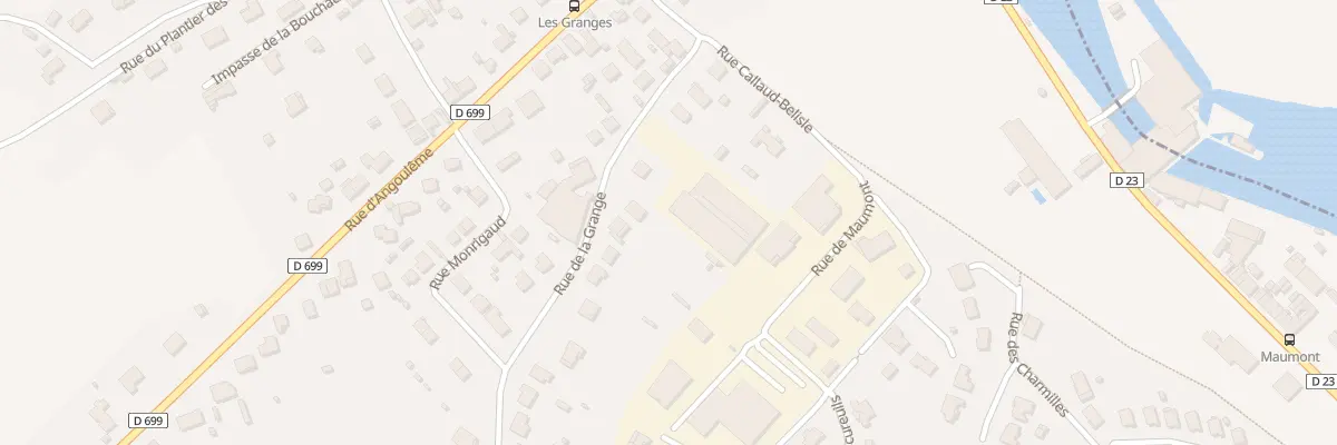 Plan du 13T Rue de la Grange à Magnac-sur-Touvre