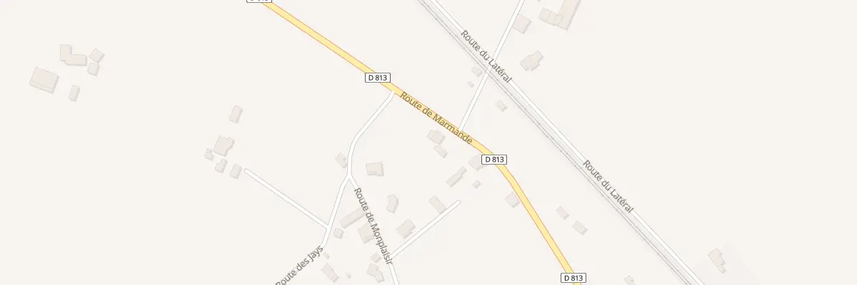 Plan du 154 Momplaisir à Fauguerolles