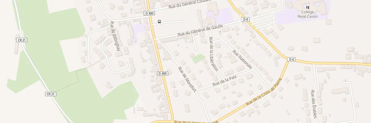 Plan du 3 Rue de Montfort à Ballon-Saint Mars