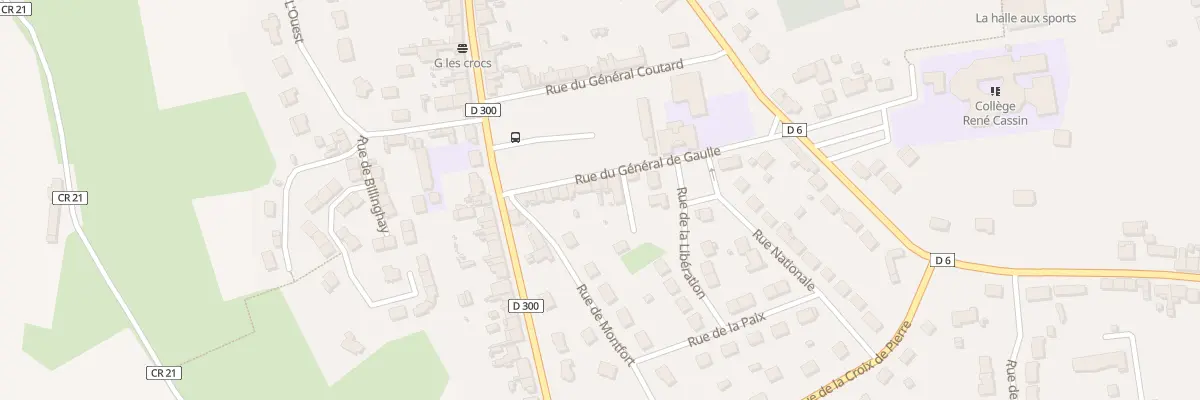 Plan du 12 Rue du General De Gaulle à Ballon-Saint Mars