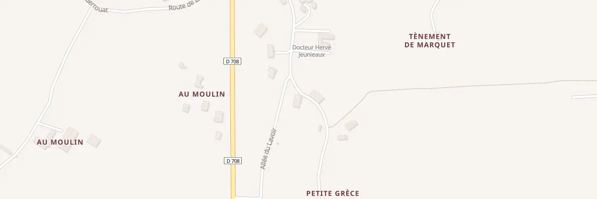 Plan de Petite Grace à Villeneuve-de-Duras