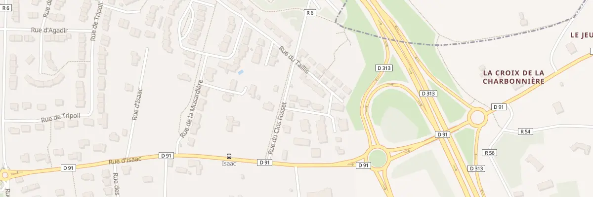 Plan du 4 Rue du Taillis au Mans