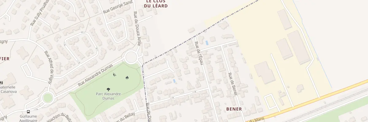 Plan du 25B Rue de l’Epau à Yvré-l’Évêque