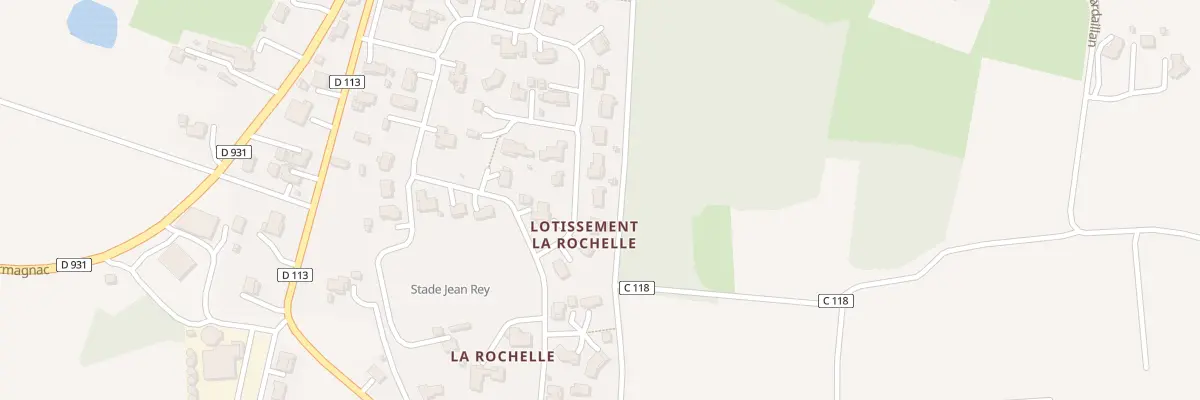 Plan du 32 Rue Francois Mitterrand à Gondrin