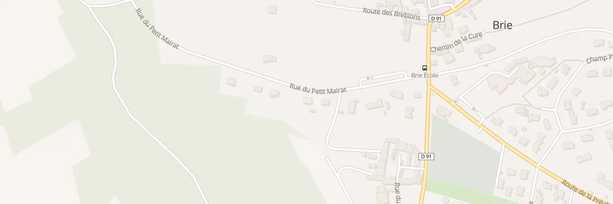 Plan du 179 Rue du Petit Mairat à Brie