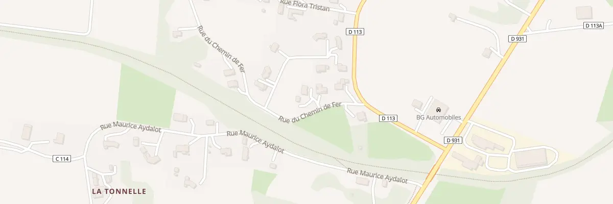 Plan du 5 Rue du Chemin de Fer à Gondrin