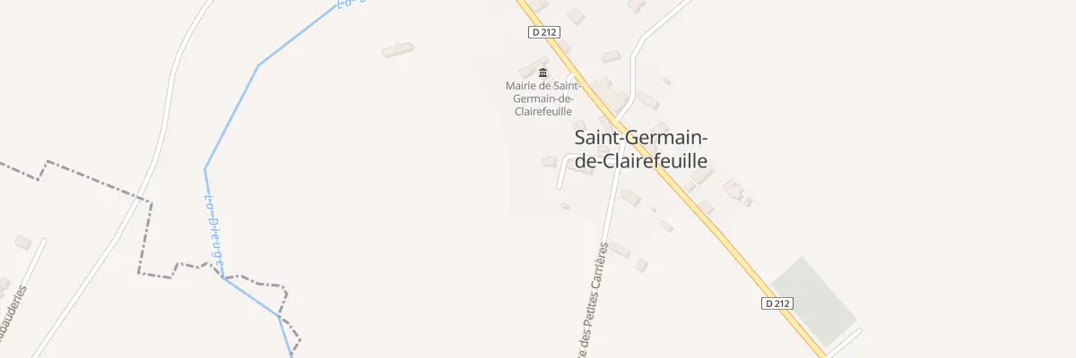 Plan du 72A Le Bourg à Saint-Germain-de-Clairefeuille