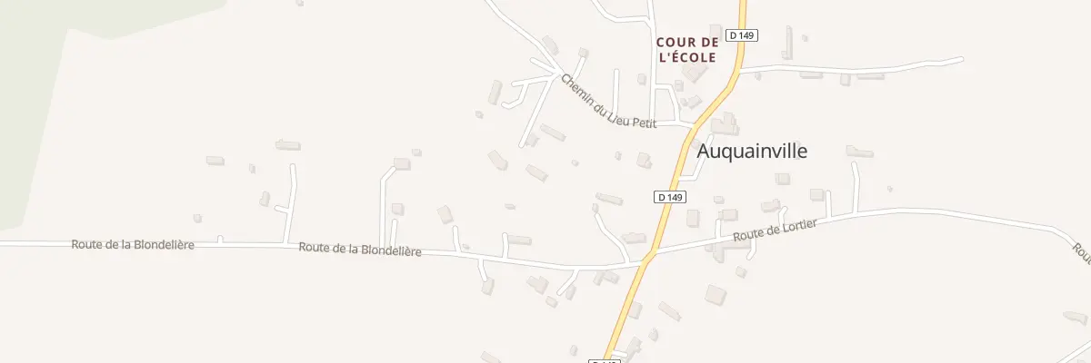 Plan du 109 Che du Lieu Petit Auquainville à Livarot-Pays-d’Auge