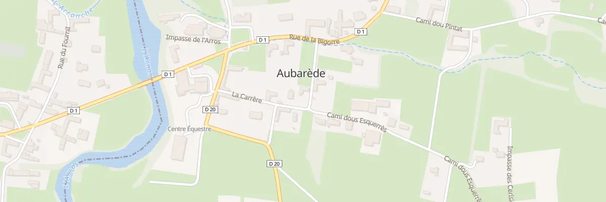 Plan du 6 Rue du Pic du Midi à Aubarède