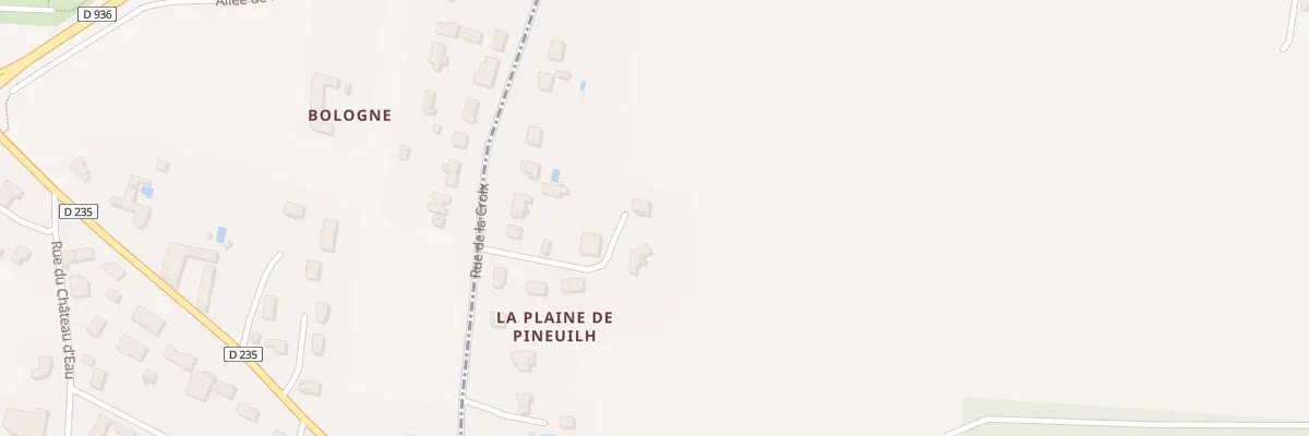 Plan du 107 Plaine de Pineuilh à Saint-Philippe-du-Seignal