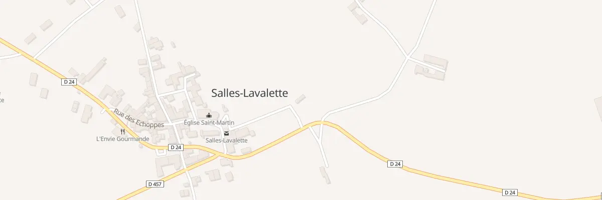 Plan du 5291 Le Bourg à Salles-Lavalette