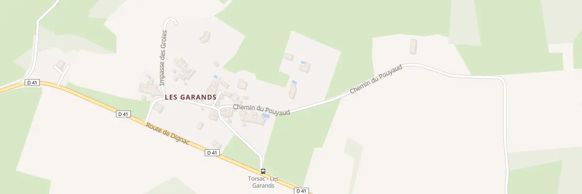 Plan du 139 Che du Pouyaud à Torsac
