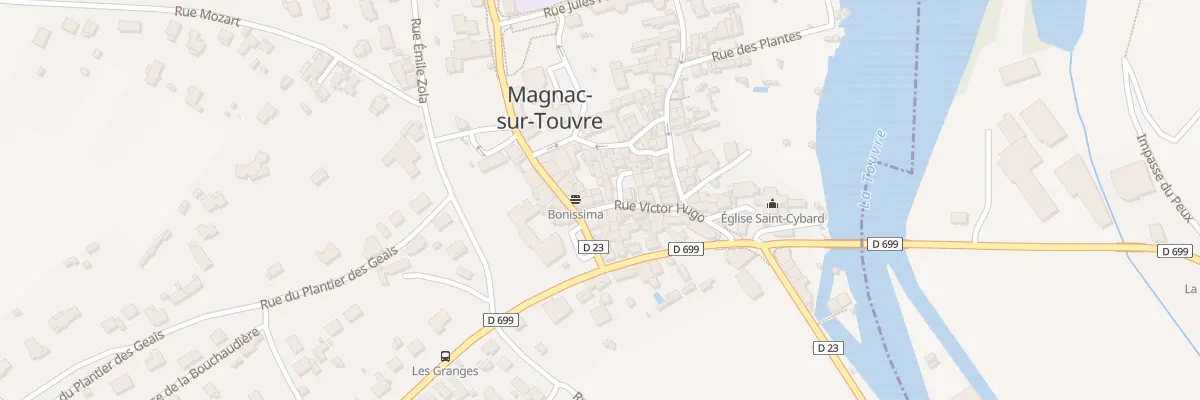 Plan du 16E Rue Victor Hugo à Magnac-sur-Touvre