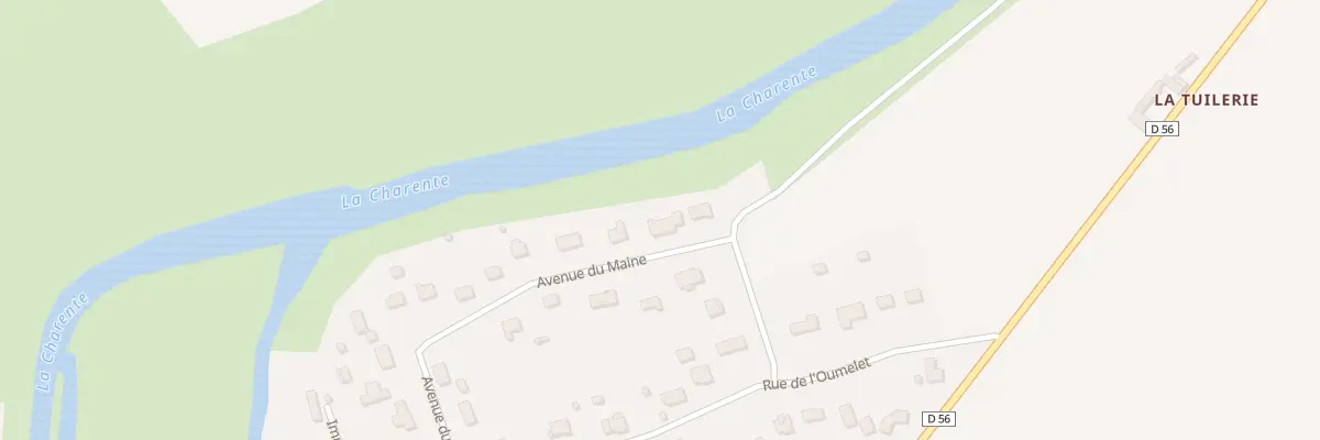 Plan du 23 Av du Maine à Verteuil-sur-Charente