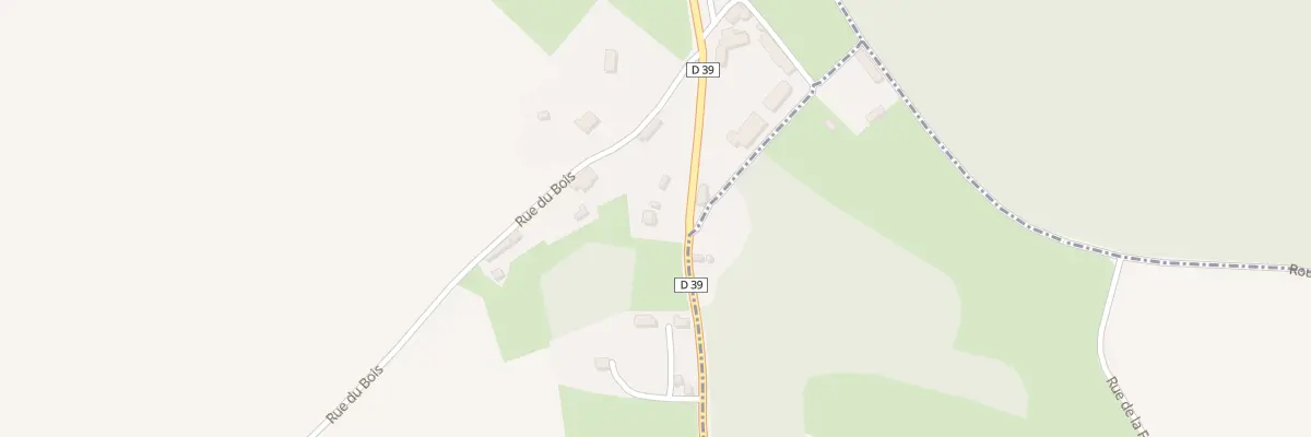Plan du 107 D 39 à Pierrefiques