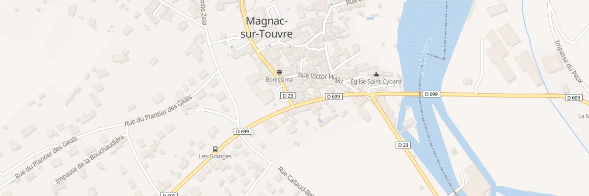 Plan du 9002 Rue de l’Union à Magnac-sur-Touvre