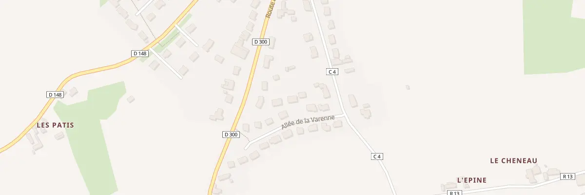 Plan du 7 All de la Varenne à Souligné-sous-Ballon