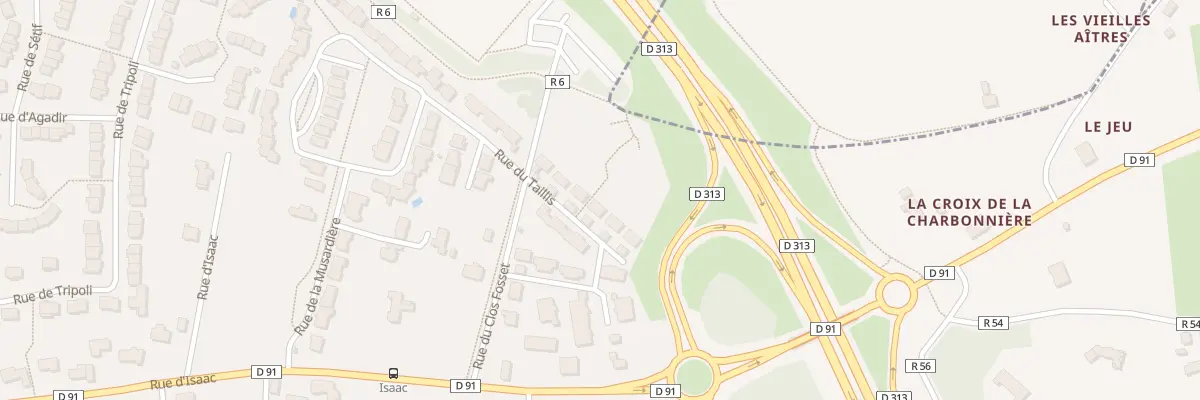 Plan du 24 Rue du Taillis au Mans