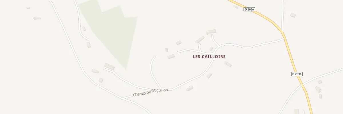 Plan du 392 Chem de l’Aiguillon à Norolles