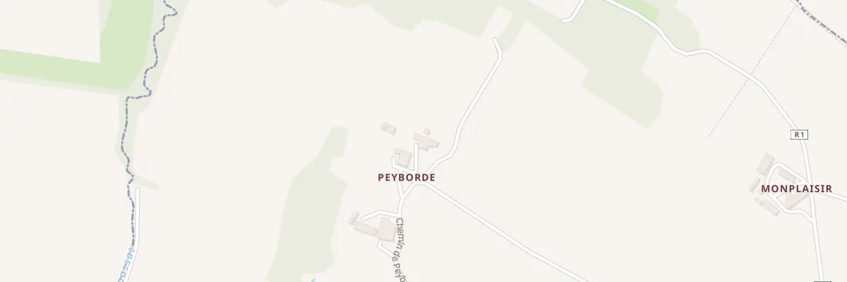 Plan du 5001 A Peyborde à Lauraët