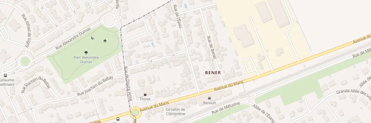 Plan du 13 Rue de l’Epau à Yvré-l’Évêque
