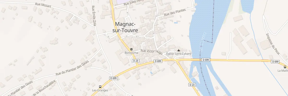 Plan du 14 Rue Victor Hugo à Magnac-sur-Touvre