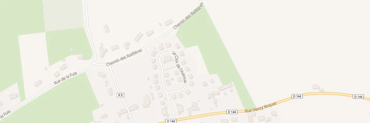 Plan du 33 Vc Le Clos de l’Avenue à Laigné-Saint-Gervais
