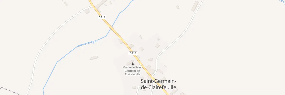 Plan du 1 Rte du Mesnil à Saint-Germain-de-Clairefeuille