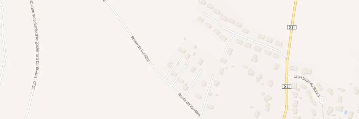 Plan du 344 Rte de Verriere à Brie
