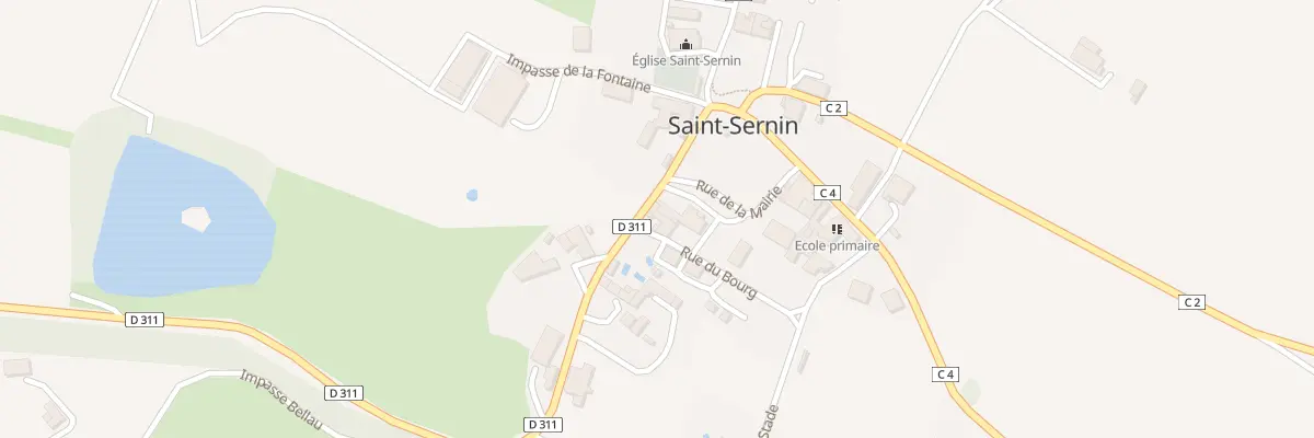 Plan du 11 Rue du Bourg à Saint-Sernin