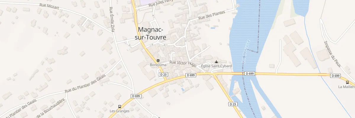 Plan du 10 Rue Victor Hugo à Magnac-sur-Touvre