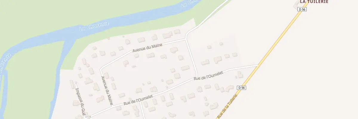 Plan du 20 Av du Maine à Verteuil-sur-Charente