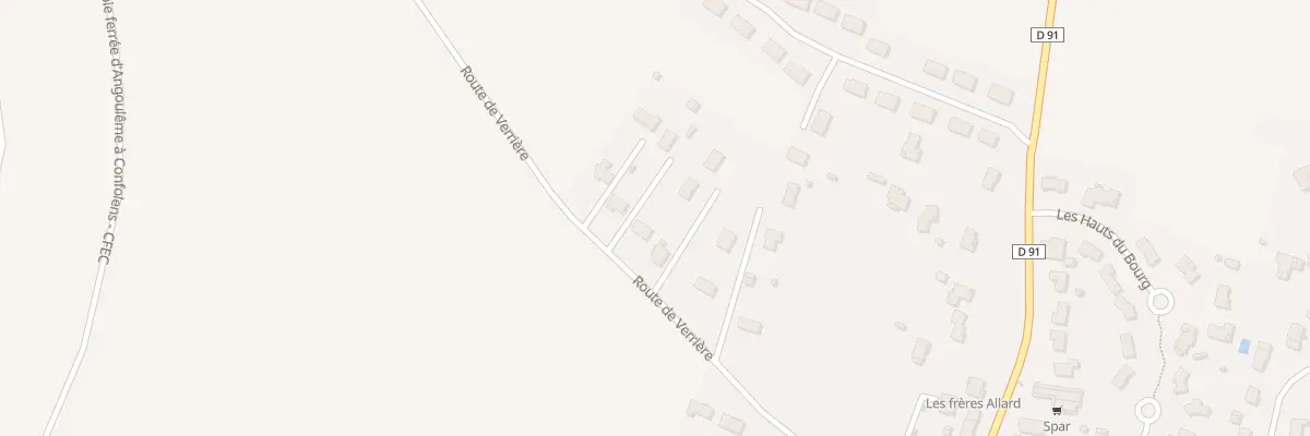 Plan du 300 Rte de Verriere à Brie