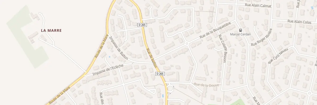 Plan du 88 Rue de Ballon à Sargé-lès-le-Mans