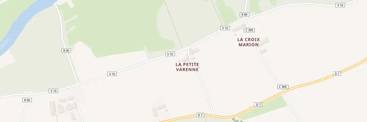 Plan du 2A Rue de la Petite Varenne à Huismes