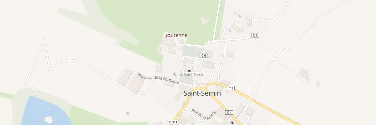 Plan du 67 Rte de Messir Laurent à Saint-Sernin