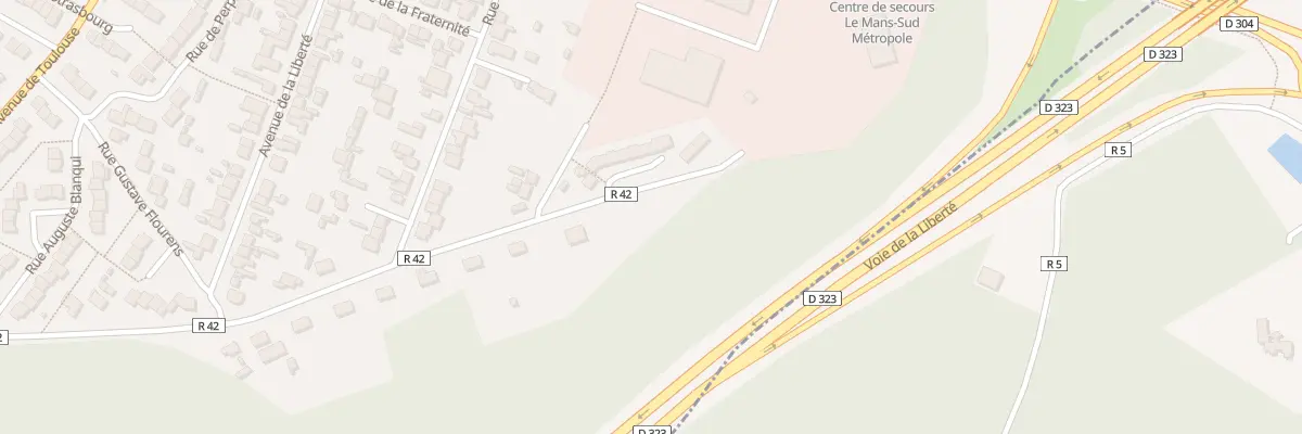 Plan du 296 Rue de Guetteloup au Mans