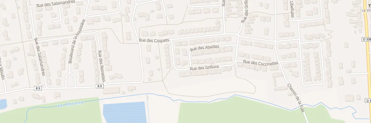Plan du 7 Rue des Grillons à Mulsanne