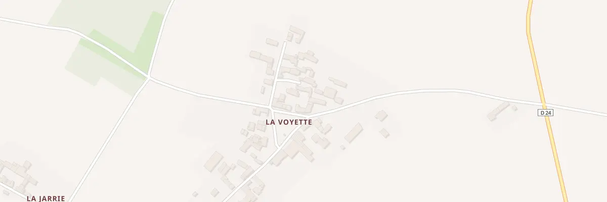 Plan du 4 La Voyette à Ceaux-en-Loudun