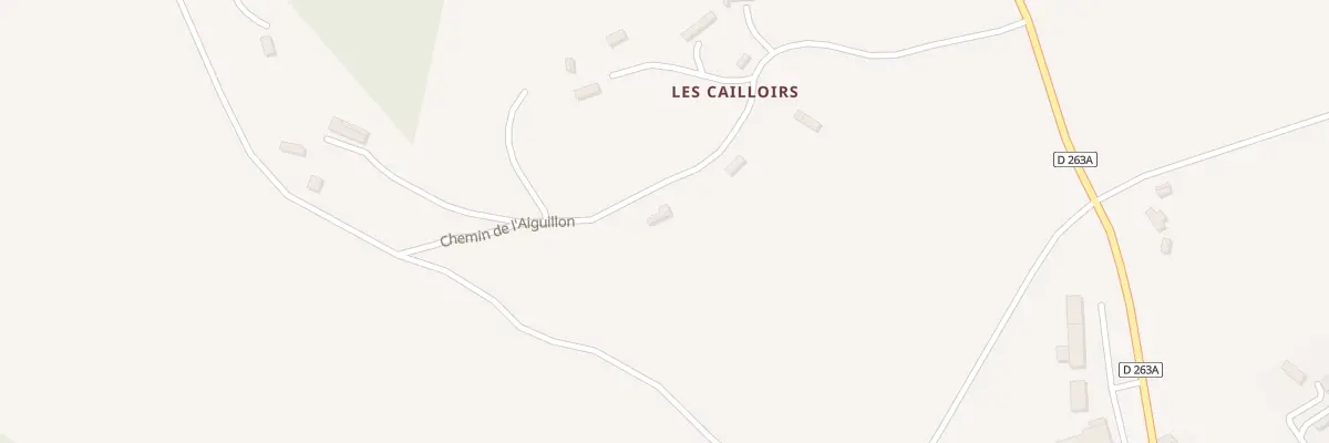 Plan du 341 Chem de l’Aiguillon à Norolles