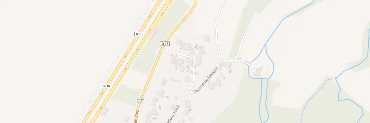 Plan du 6 Rue du Recloux Haut à Vivonne
