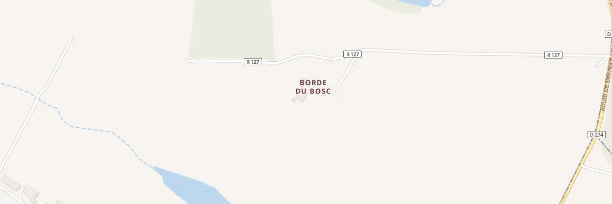 Plan du 5083 Borde du Bost à Castillon-Debats