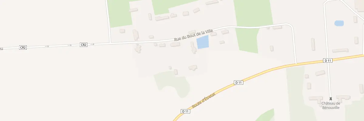 Plan du 11 Le Bout de la Ville à Bénouville