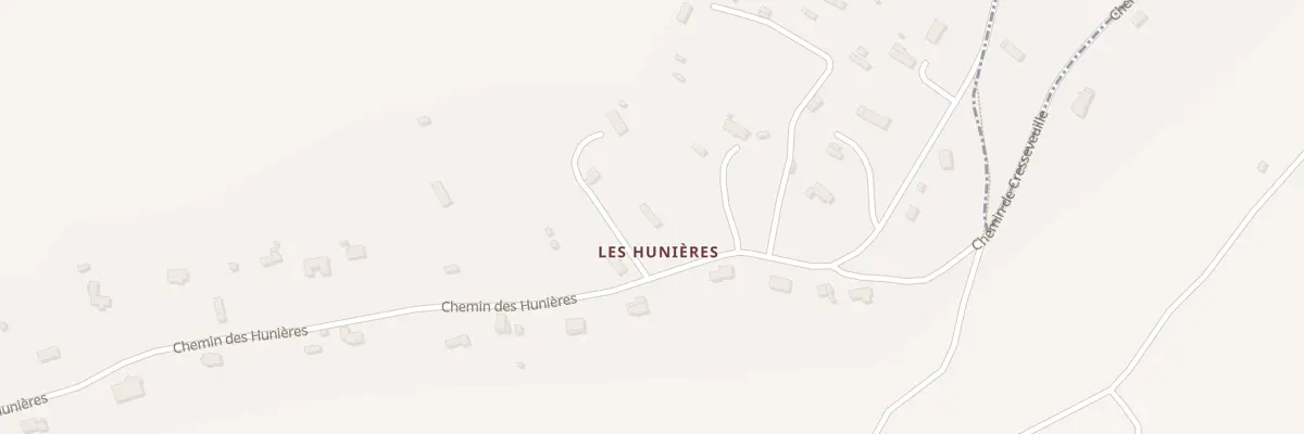 Plan du 863 Che des Hunières à Fourneville