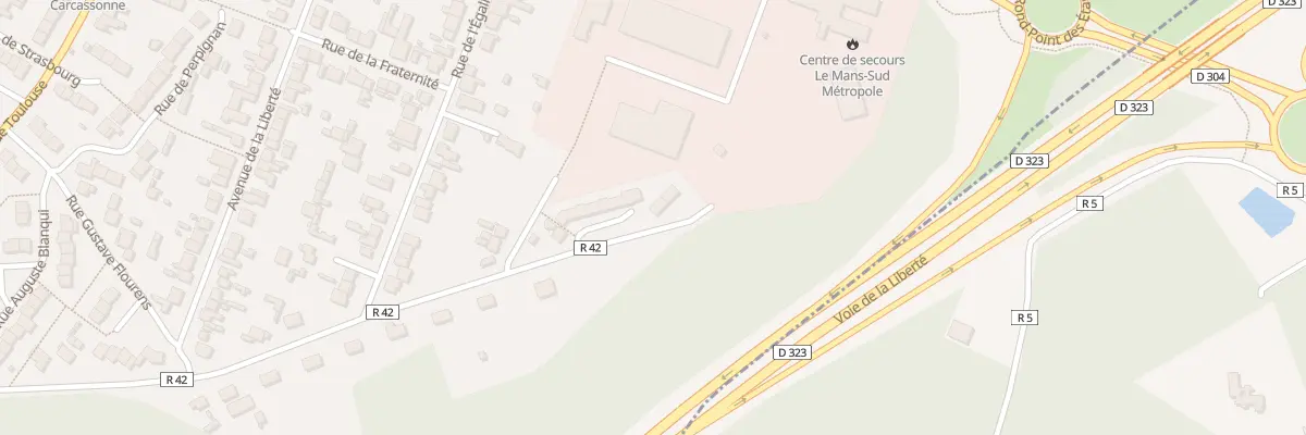 Plan du 285 Rue de Guetteloup au Mans