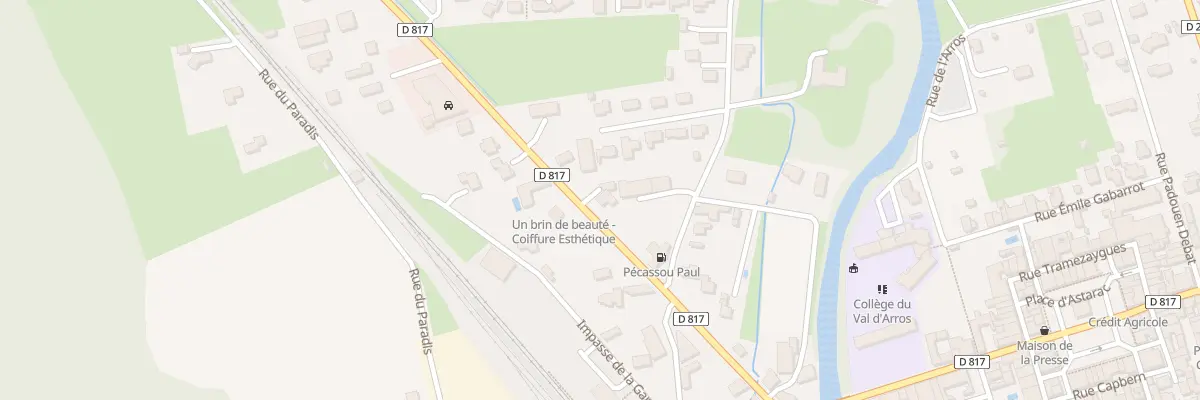 Plan du 18 Av de Tarbes à Tournay