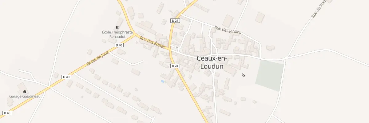 Plan du 6 Rue de la Mairie à Ceaux-en-Loudun